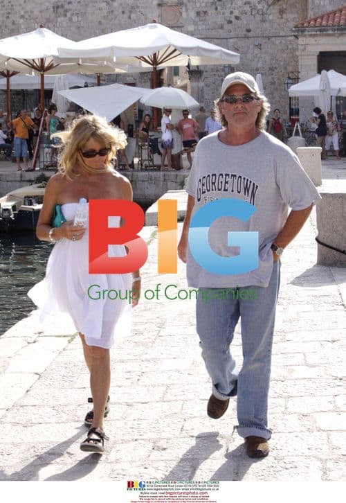 Kurt Russell and Goldie Hawn in Dubrovnik