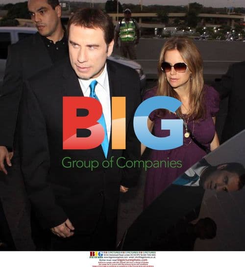 John Travolta and Kelly Preston Depart Rio