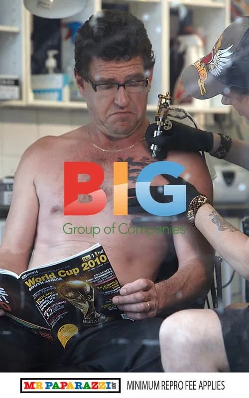 Fabio Capello Gets Tattoo with England Lookalikes