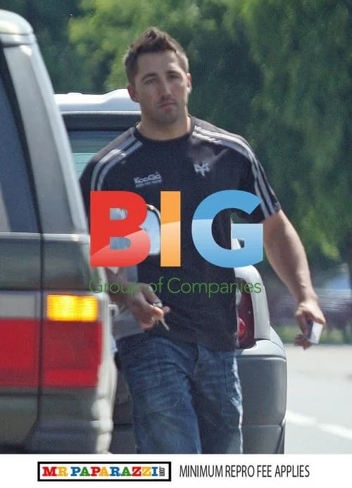 Gavin Henson leaves hairdresser