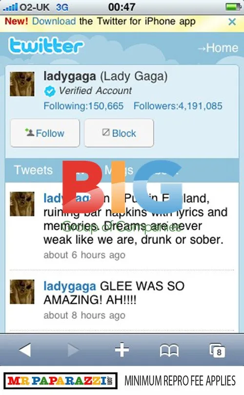 Lady Gaga Enjoys Drink at UK Pub