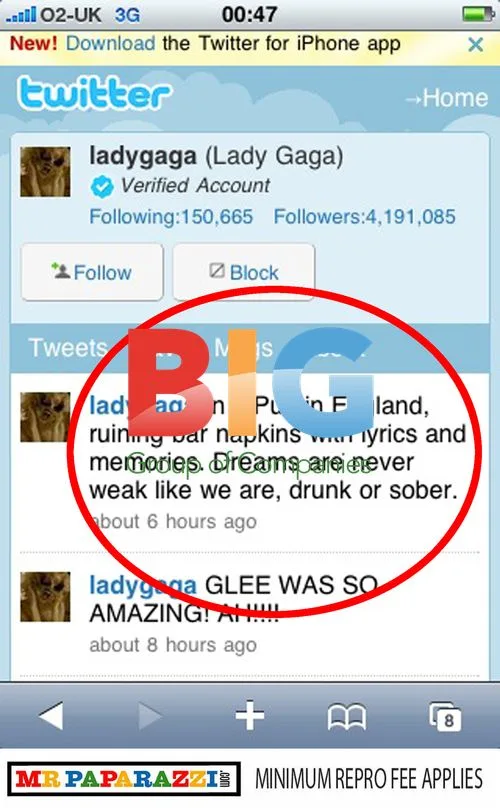 Lady Gaga Enjoys Drink at UK Pub