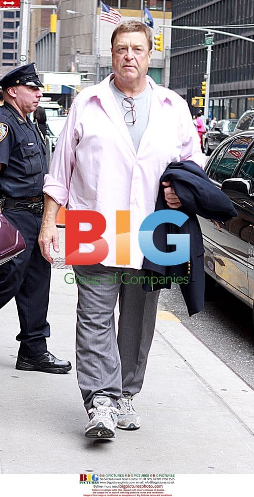 John Goodman Arriving at Letterman Show
