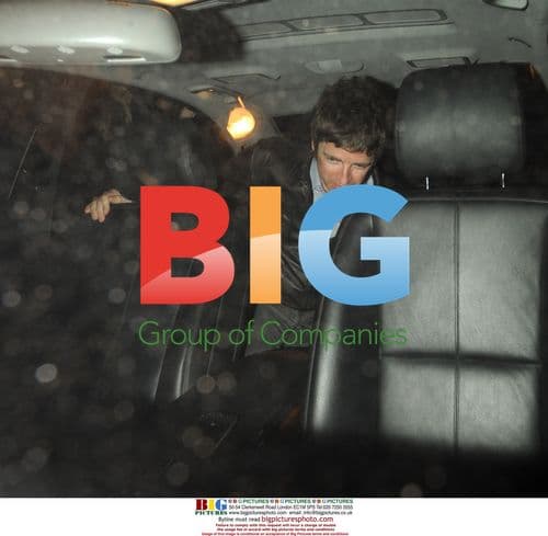 Russell Brand, Noel Gallagher and Sarah McDonald at Zuma