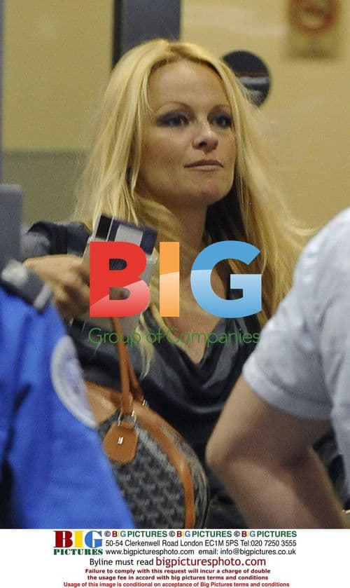 Pamela Anderson at LAX Airport