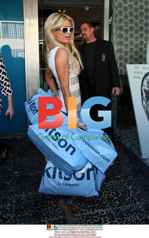 Paris Hilton Shopping in Beverly Hills