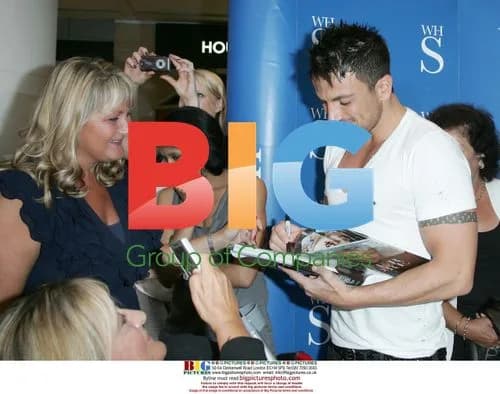 Peter Andre book signing at Lakeside