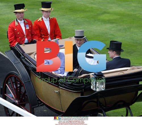 Queen and Duke at Royal Ascot
