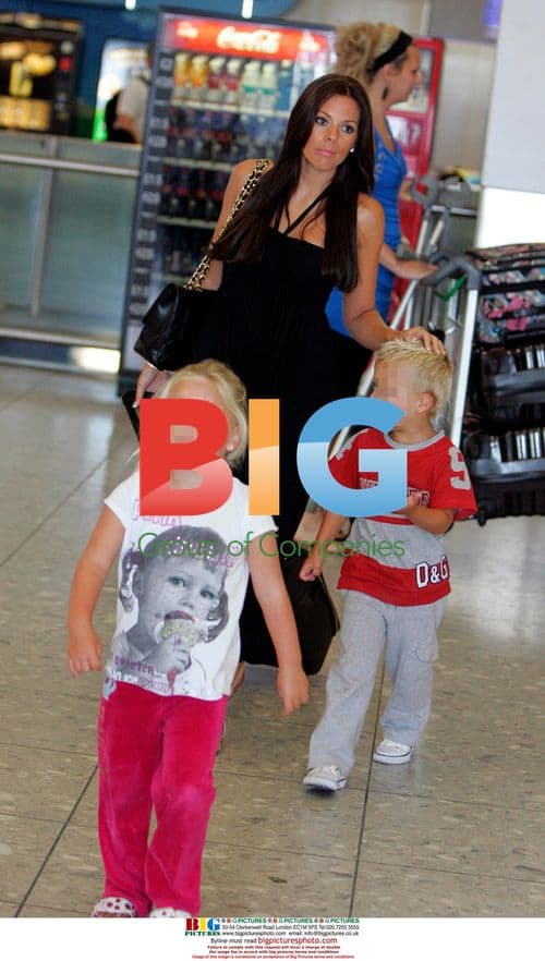 Toni Terry and Family at Heathrow