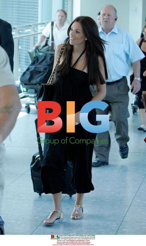 Toni Terry and family at Heathrow