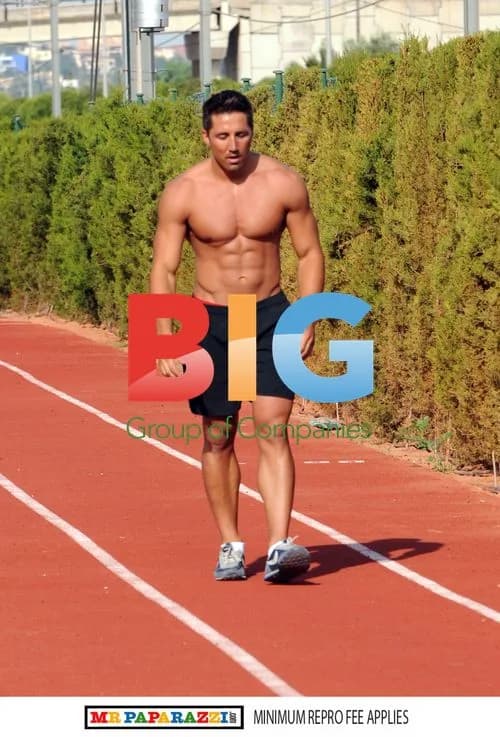 Rugby Player Trains on Holiday