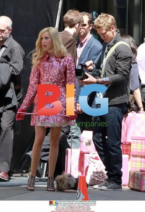 Ashley Tisdale Filming "High Stakes" in Toronto