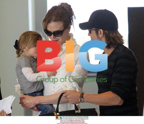 Nicole Kidman and daughter arrive at LAX