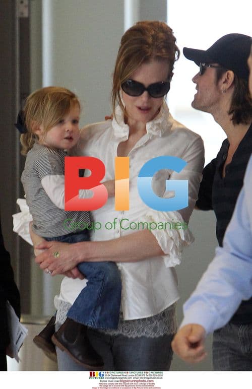 Nicole Kidman and Sunday Rose at LAX