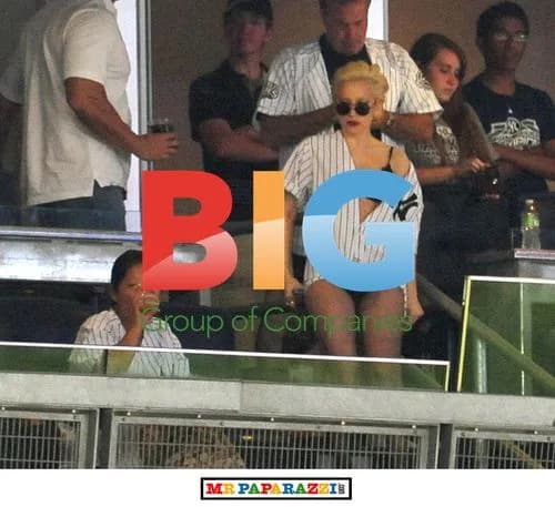 Lady Gaga Cheers on the Yankees