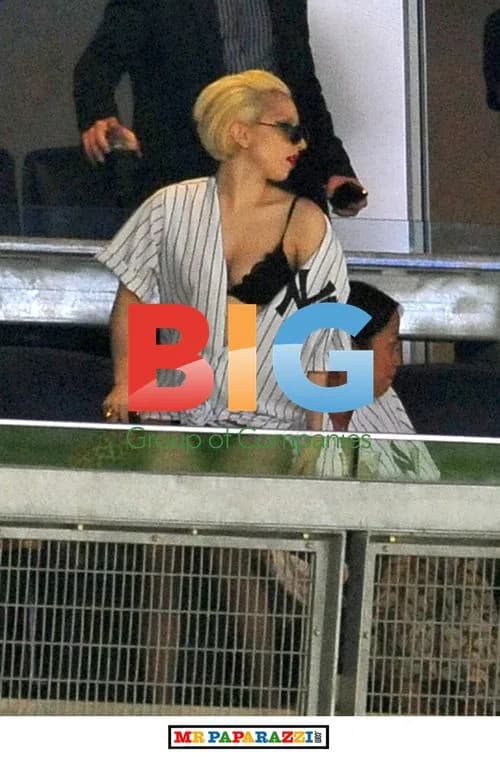Lady Gaga Cheers on Yankees in Revealing Outfit