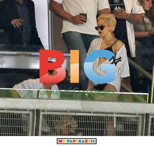Lady Gaga Cheers on Yankees in Scandalous Outfit