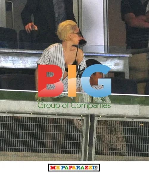 Lady Gaga Cheers Yankees at Subway Series