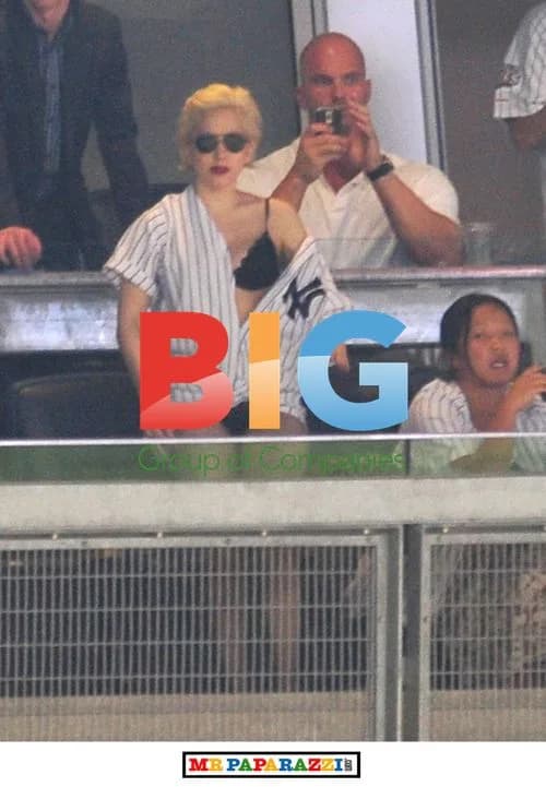 Lady Gaga Cheers on the Yankees