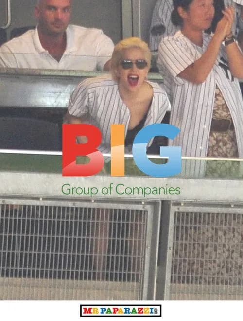 Lady Gaga at Yankees vs Mets Game