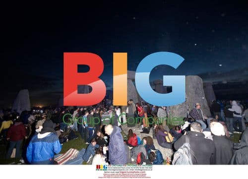 Eclectic Crowd at Stonehenge Summer Solstice