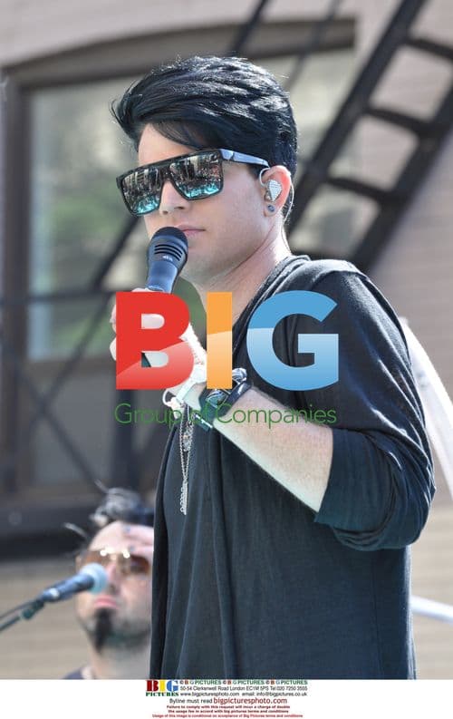 Adam Lambert Rehearses for MMVA