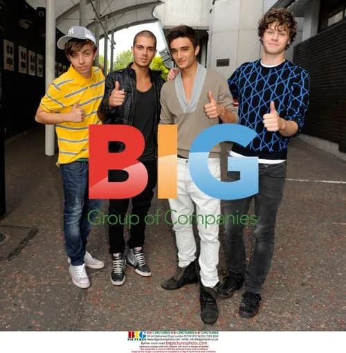 The Wanted Leaving London Studios