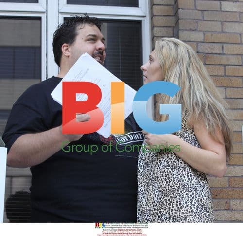 Devon James leaves court after filing lawsuit