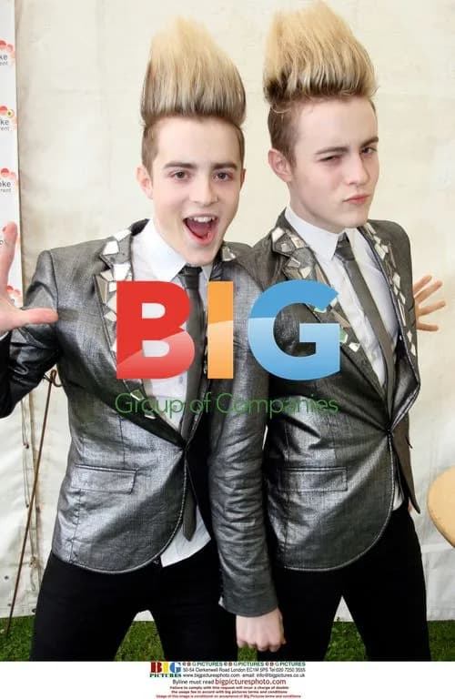 Jedward at NO UNAUTHORISED ONLINE INTERNET USAGE WORLD RIGHTS 100 Years Stoke Event