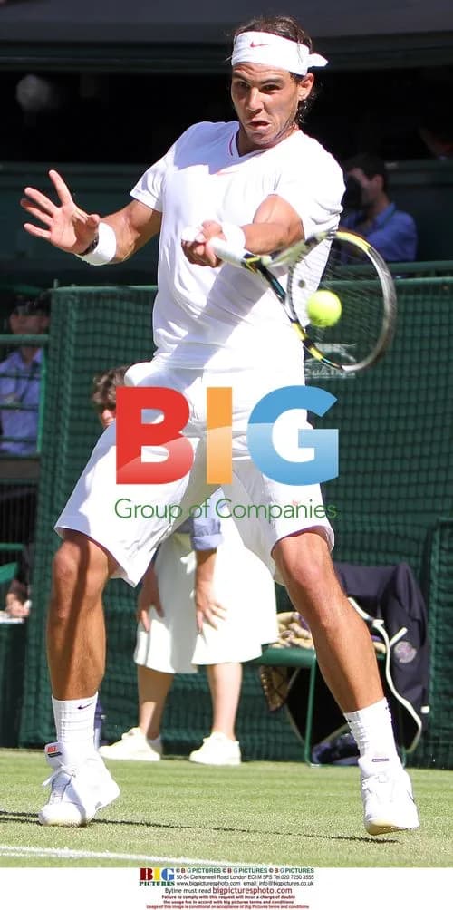 Nadal vs Nishikori at Wimbledon 2010
