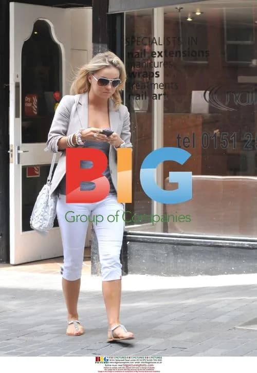 Ola Jordan gets nails done in Liverpool