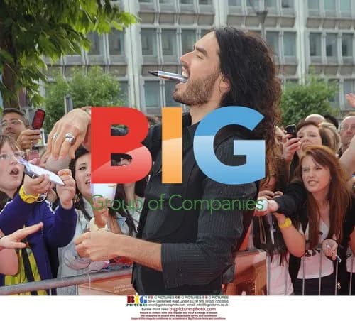 Russell Brand Gets Boxers on Red Carpet