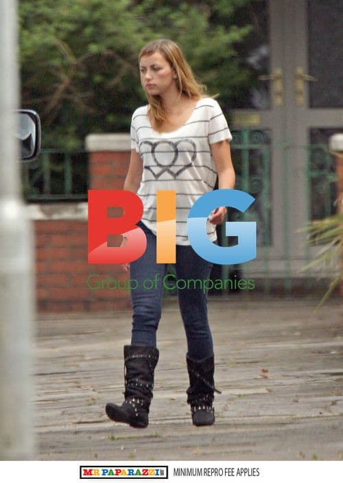 Charlotte Church Runs Errands in Cardiff