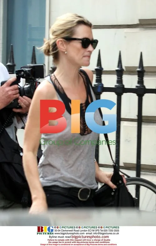 Kate Moss Out in West London