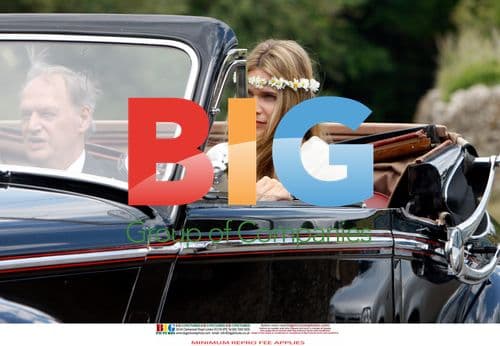 Piers Morgan and Celia Walden on Wedding Day