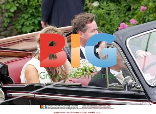 Piers Morgan and Celia Walden Wedding Day