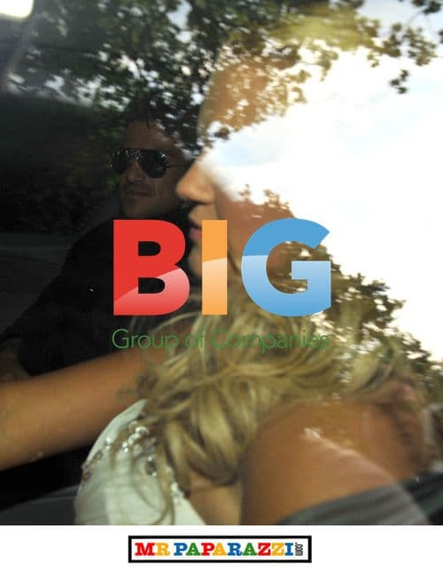 Peter Andre and Kerry Katona at Elton John's Ball