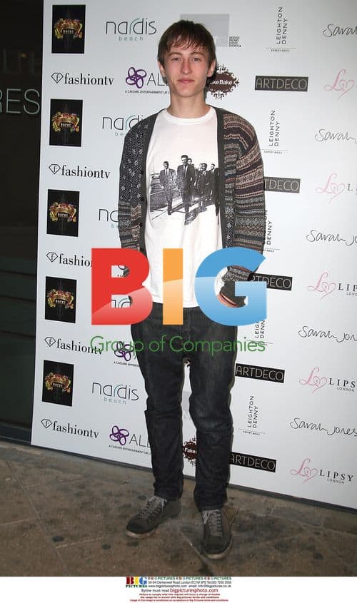 Luke Tittensor Arrives at Fashion Event