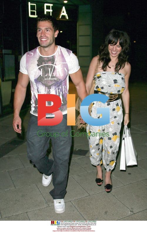 Kelvin Fletcher and girlfriend at Fashion TV event