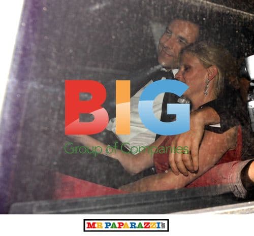 David Walliams and Wife at Elton John Party