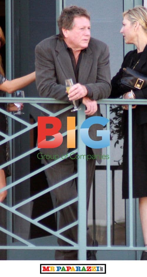 Ryan O'Neal and son Redmond honor Farrah Fawcett