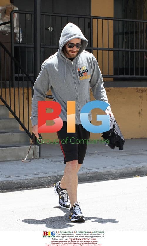 Jake Gyllenhaal Leaving Gym in West Hollywood