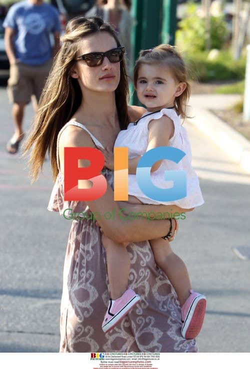Alessandra Ambrosio & Family at Park