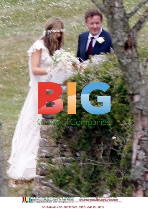Piers Morgan and Celia Walden Wedding Day