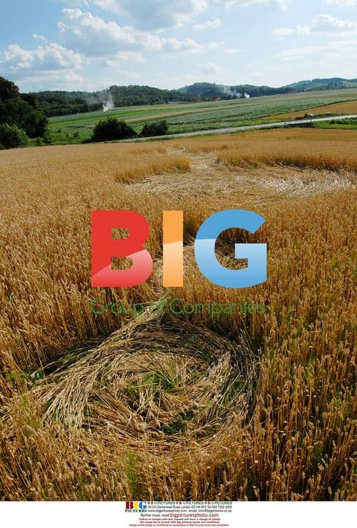 Mysterious crop circles in Croatia