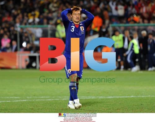 Japan player dejected after penalty miss