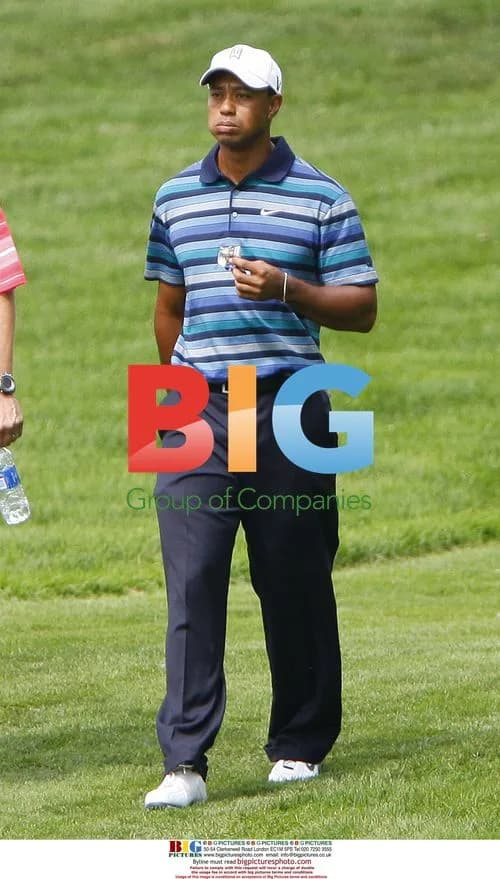Tiger Woods Practices for AT&T National