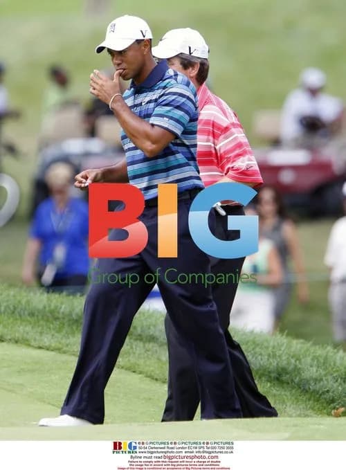 Tiger Woods Practices for AT&T National