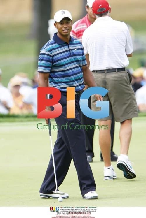 Tiger Woods practices for the AT&T National