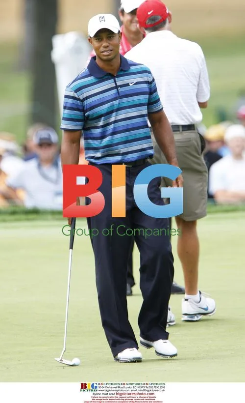Tiger Woods Practices for AT&T National